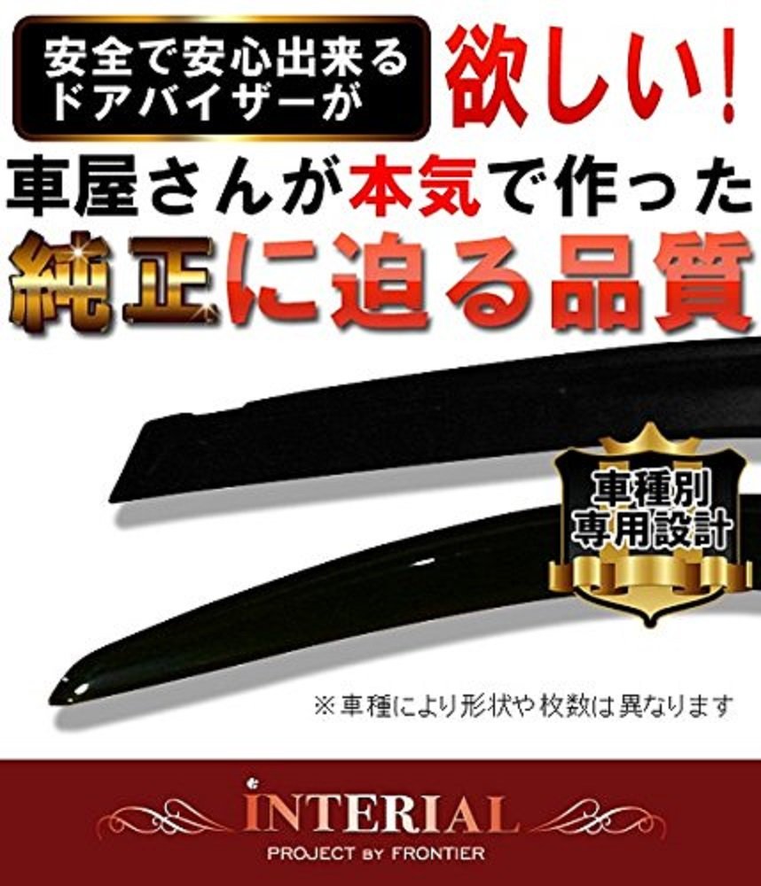 Amazon | 【フロンティア】 ドアバイザー サイドバイザー ITL 【スズキ 