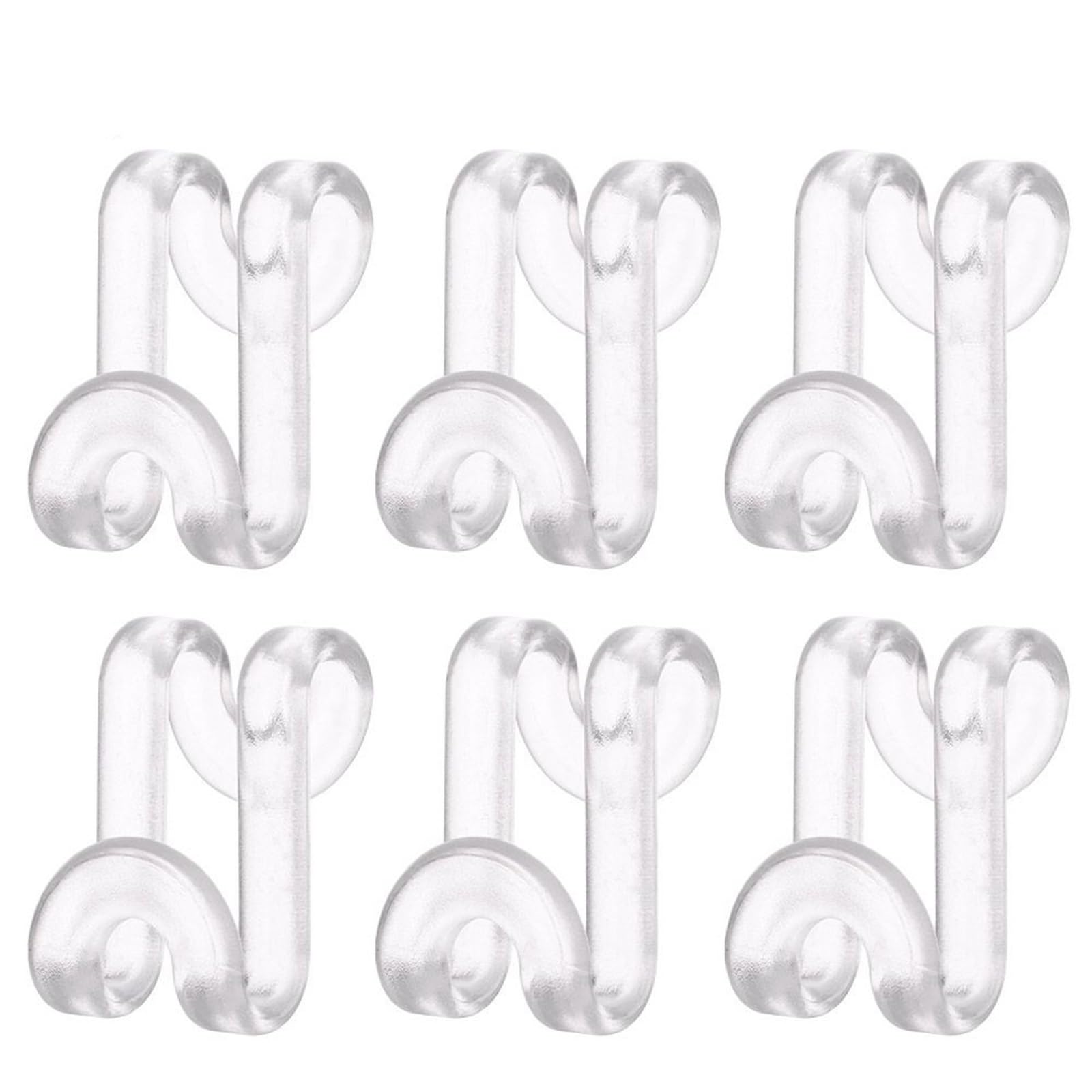 Hangers for Clothes Space Savers 150 Pcs Mini Clothes Hanger Hooks - Cascading Connectors For Wardrobe Closet(Transparent)