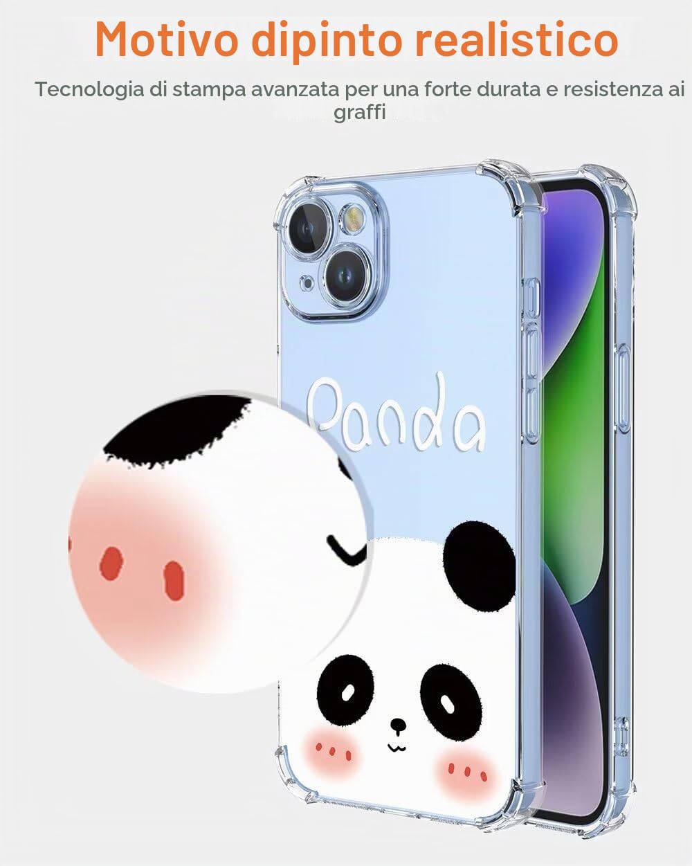 KARTXITAI Cover Compatibile con TCL 501 Custodia Trasparente Slim in Silicone TPU con Assorbimento degli Urti e Anti-Graffio-Gatto farfalla