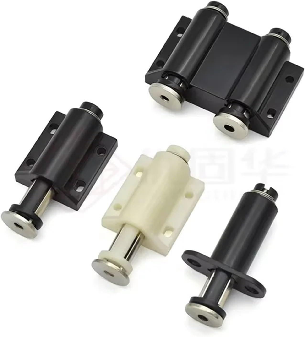 Cabinet Door Touch Push Open Magnetic Latch Black Drawer Magnet Push Open Catch Hardware Push Magent Latch 1Pcs(XK814-2B)