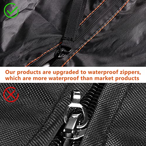 Enzeno Patio Egg Chair Cover With Waterproof Zipper （75X45Inch）, Outdoor Furniture Hanging Swing Egg Chair Cover Waterproof Anti-Dust With 210D Oxford Fabric, Fits Most Single Swing Egg Chair #TOP4