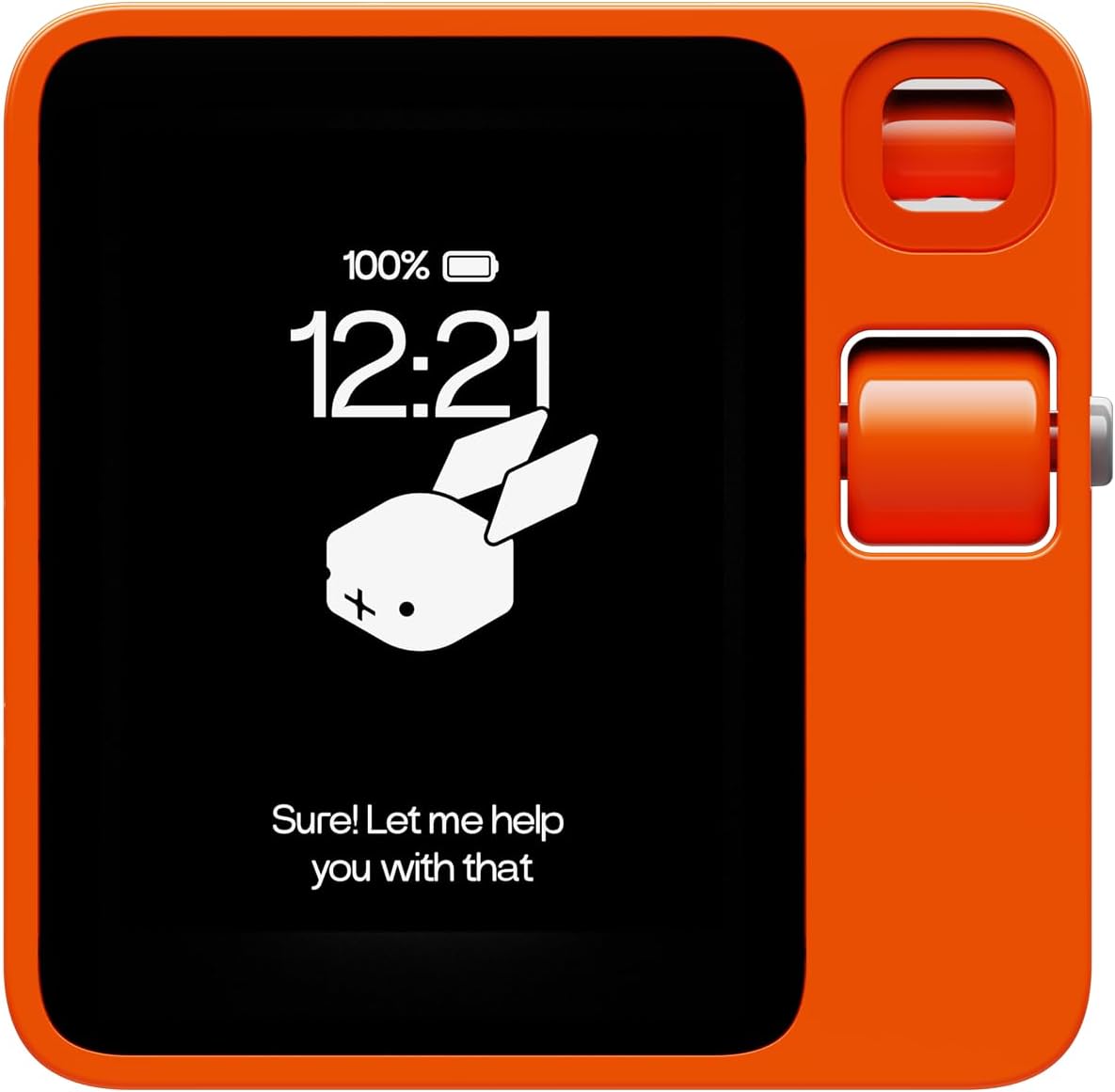 Rabbit R1 AI Personal Assistant &ndash; Smart Voice-Activated Home Hub with Built-in Display, Music Streaming, Smart Device Control, and Virtual Scheduling