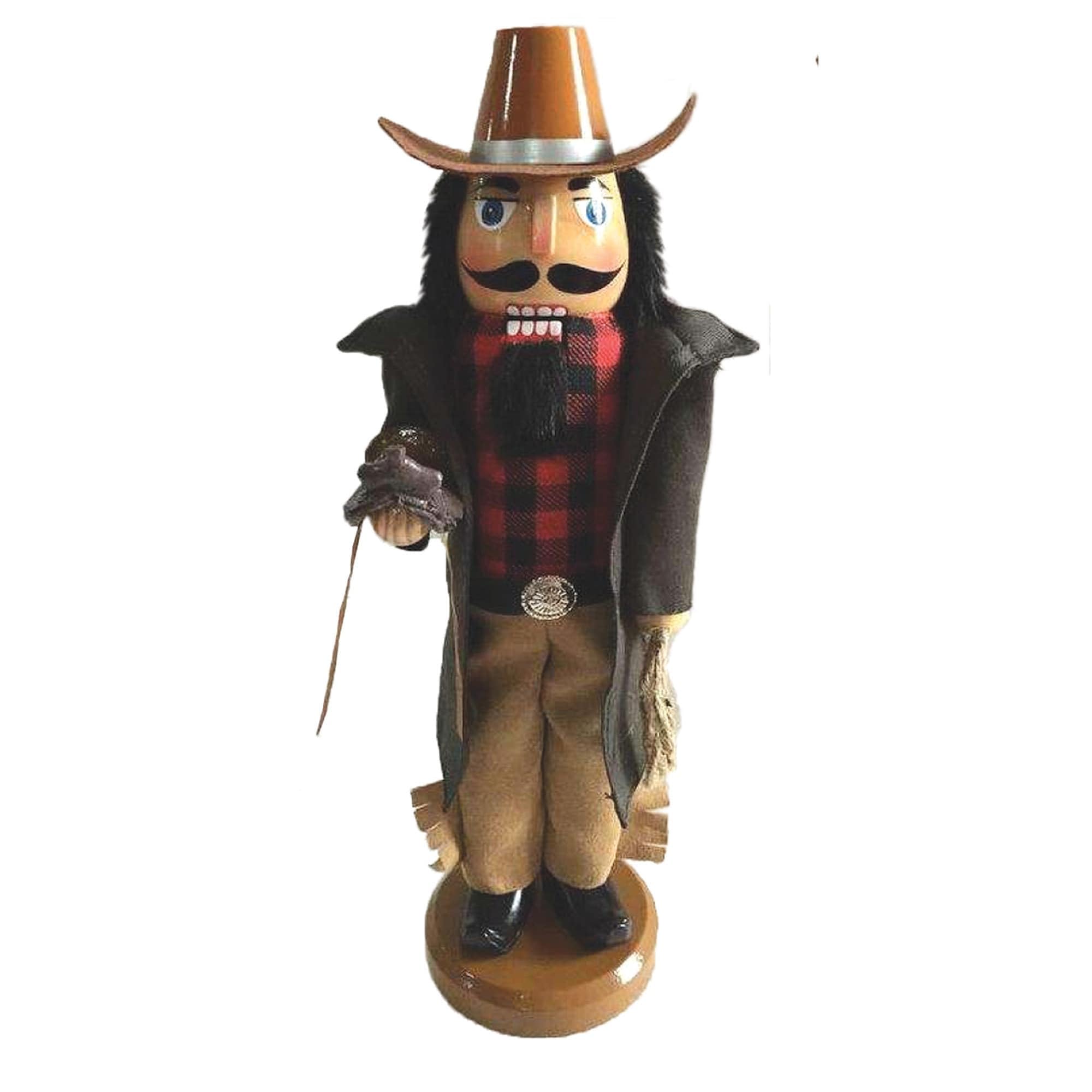 Santa's Workshop Leather Duster Cowboy Nutcracker, 14