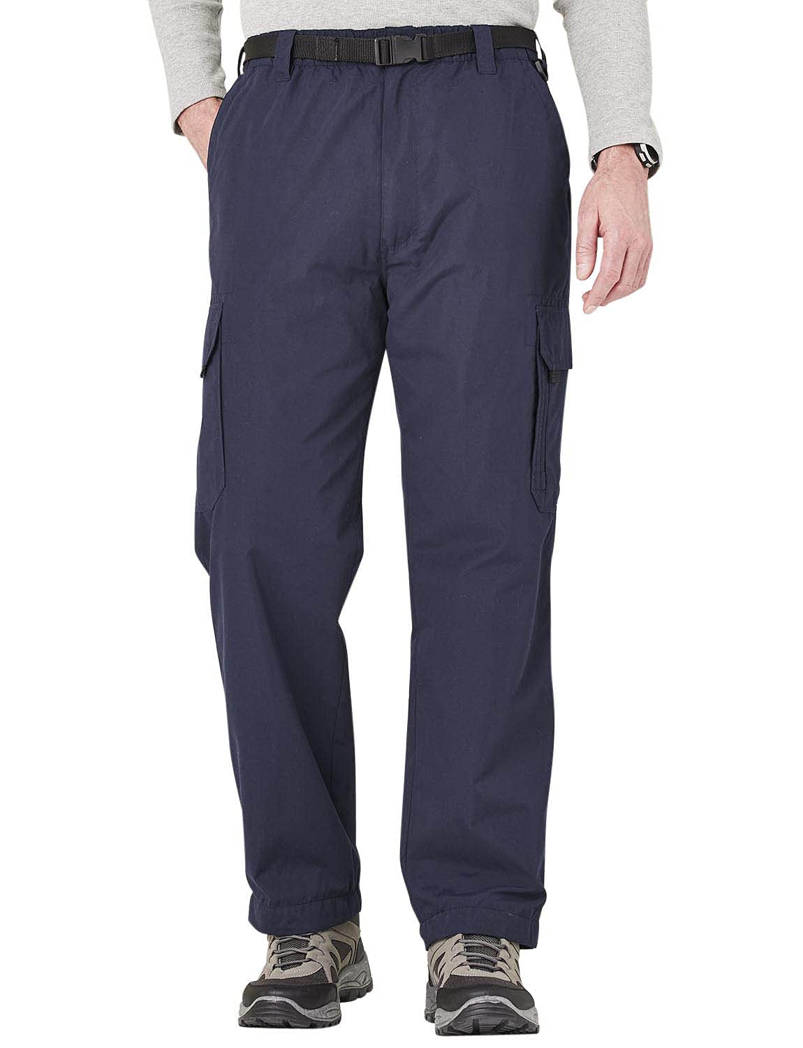 | Mens | Water Resistant Woven Cargo Trouser Jersey Lining |