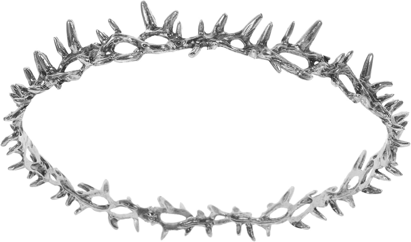 Kiso ヘアクラウン　silver ブライダル　アクセサリー Amazon.co.jp: いばらの冠 パーティークラウン ヘアアクセサリー 古代