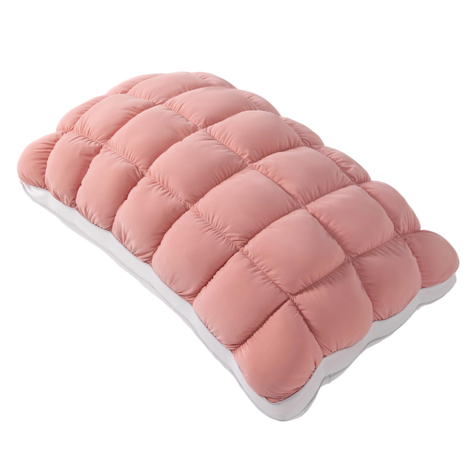 Pangboer A Quilted Puff Pillow 48 X 74 Cm Bread Inspired Decorative Cushion For Bed Sof Backrest, Soft Plush Home Ccent Puffer Cushion Bread Loaf Pillow Lounge Back Soft Room Decor Reading Rest Ccent