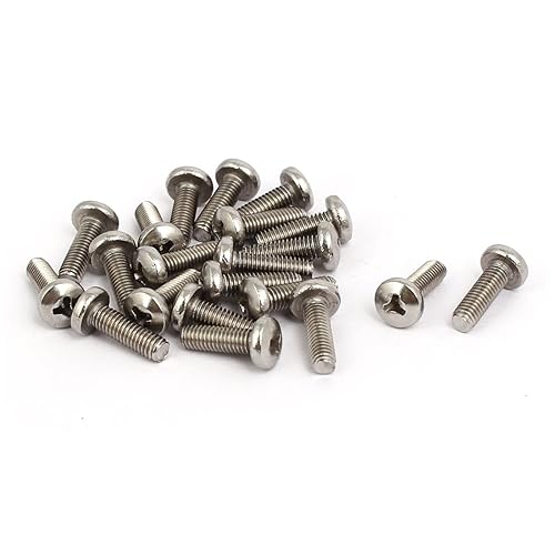 IIVVERR M3x10mm 304 Stainless Steel Y Type Drive Pan Head Tamper Proof Security Screws 40pcs (M3x10mm 304 Acero Inoxidable Tipo Y Cabeza de la