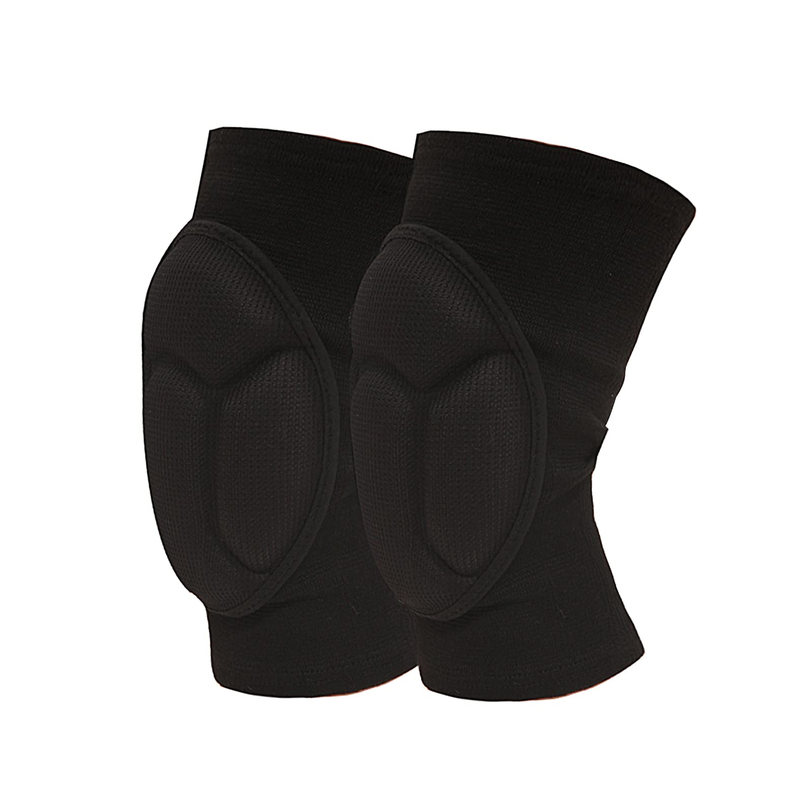 Beauenty 2PCS Protective Knee Pads Adult Knee Guards Thick Sponge Collision Avoidance Warm Knee Sleeve for Basketball Volleyball Football Yoga Dance Work Gardening Knee Pads for Men Women