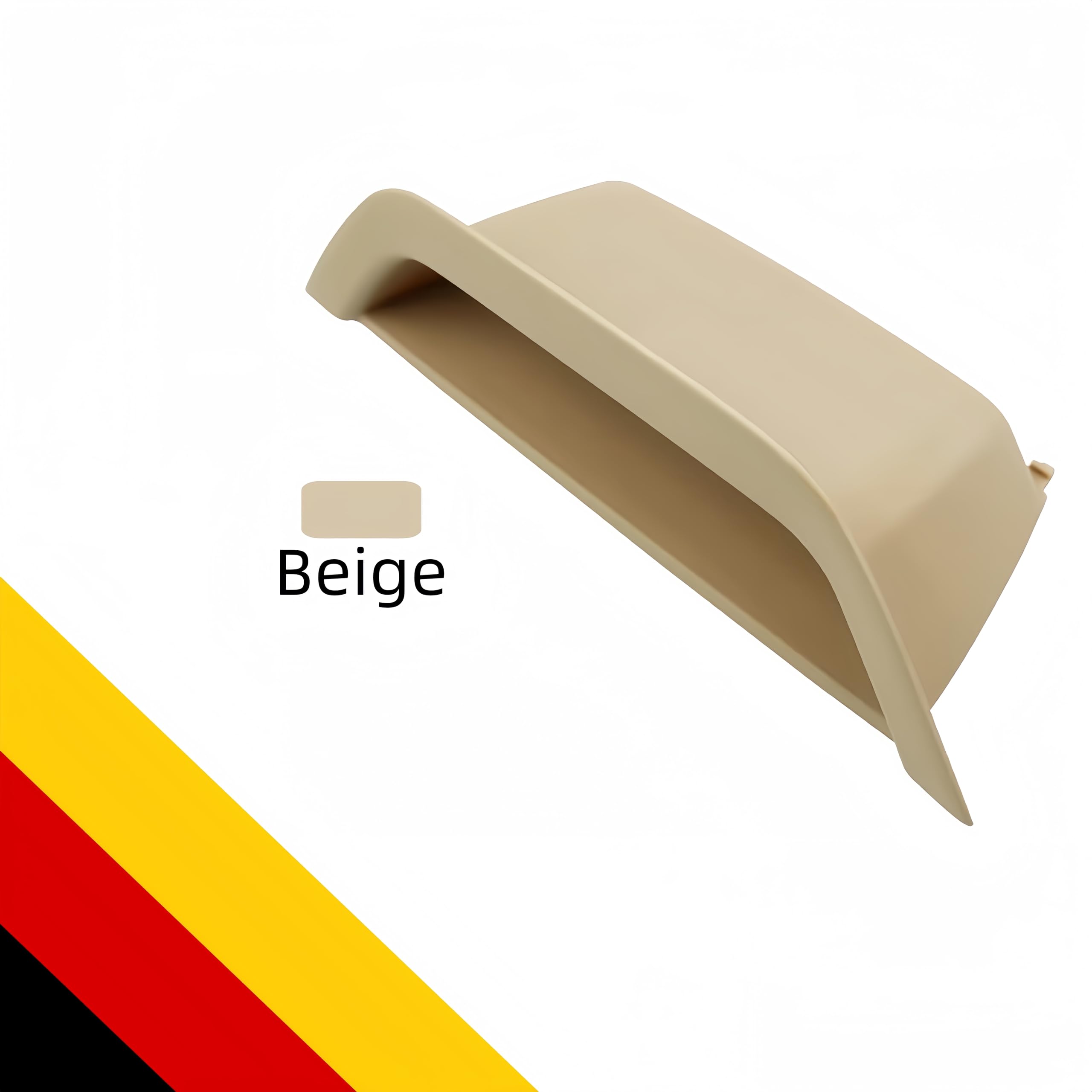 POETRYXIAO Poignée de porte intérieure, boîte de rangement pour porte avant gauche, compatible avec x3 F25 2010-2016, X4 F26 2014-2017 (beige)