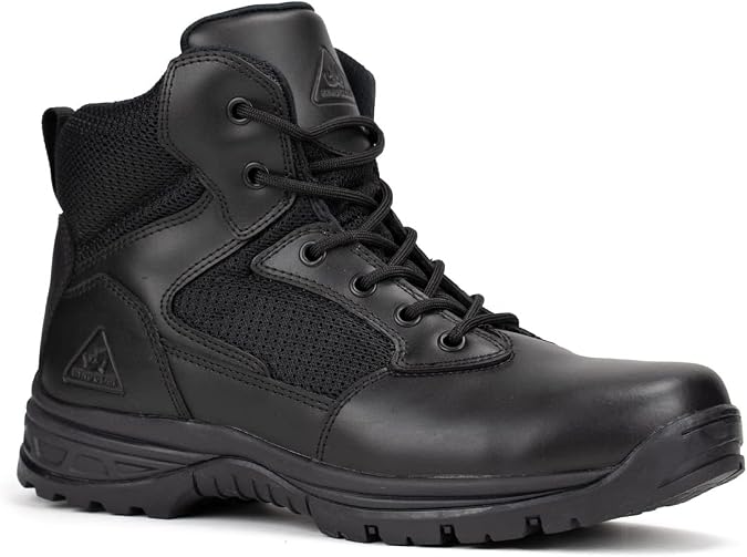 RYNO GEAR 6 Coolmax Tactical Combat Breathable Side Zip Boots