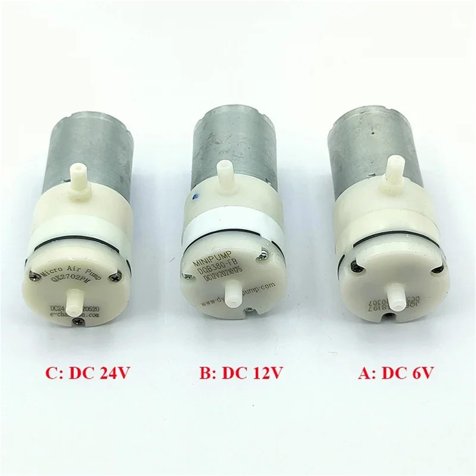 1 szt. DC6V 12V 24V Mini 370 silnik membranowy pompa próżniowa powietrze pompa ssąca podciśnienie DIY laktator pompka akwarium