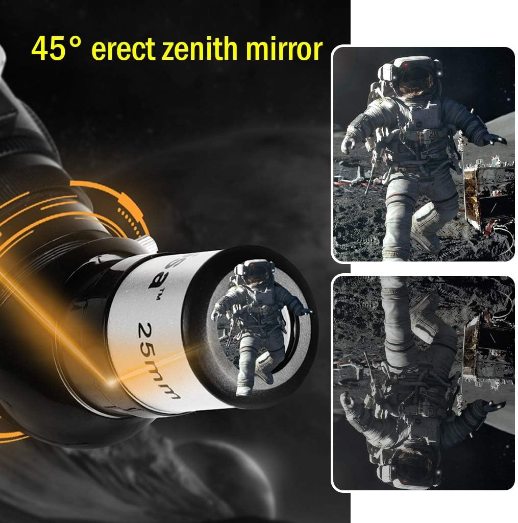 YXCKG AZ Astronomy Telescopes, 70mm Night Vision Scope Getting Started Stargazing Telescope, Telescopes for Adults, Magnification Eyepieces, Beginners Gifts (Size : Set B)