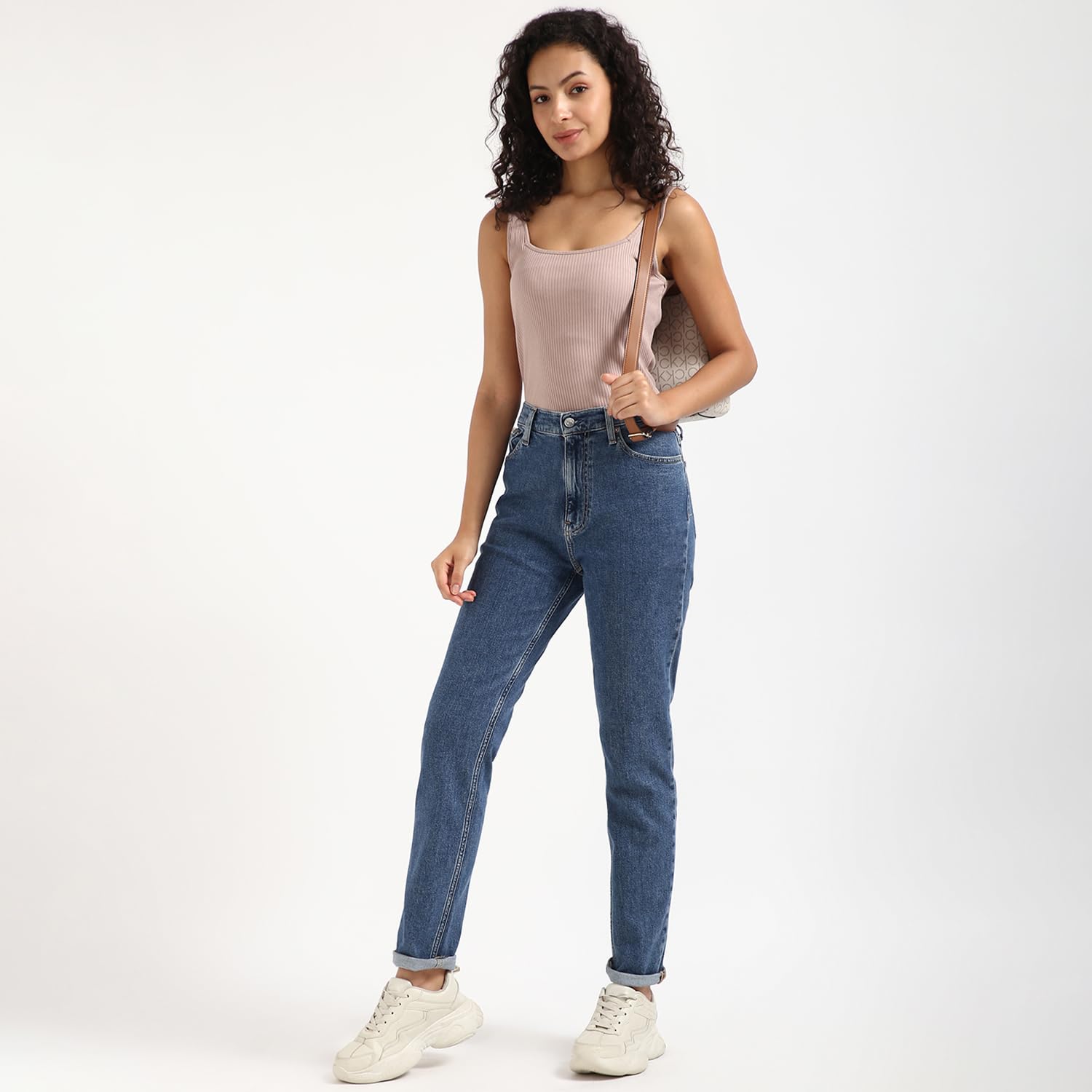 Calvin Klein Donna Jeans Mom Jean Tapered Fit