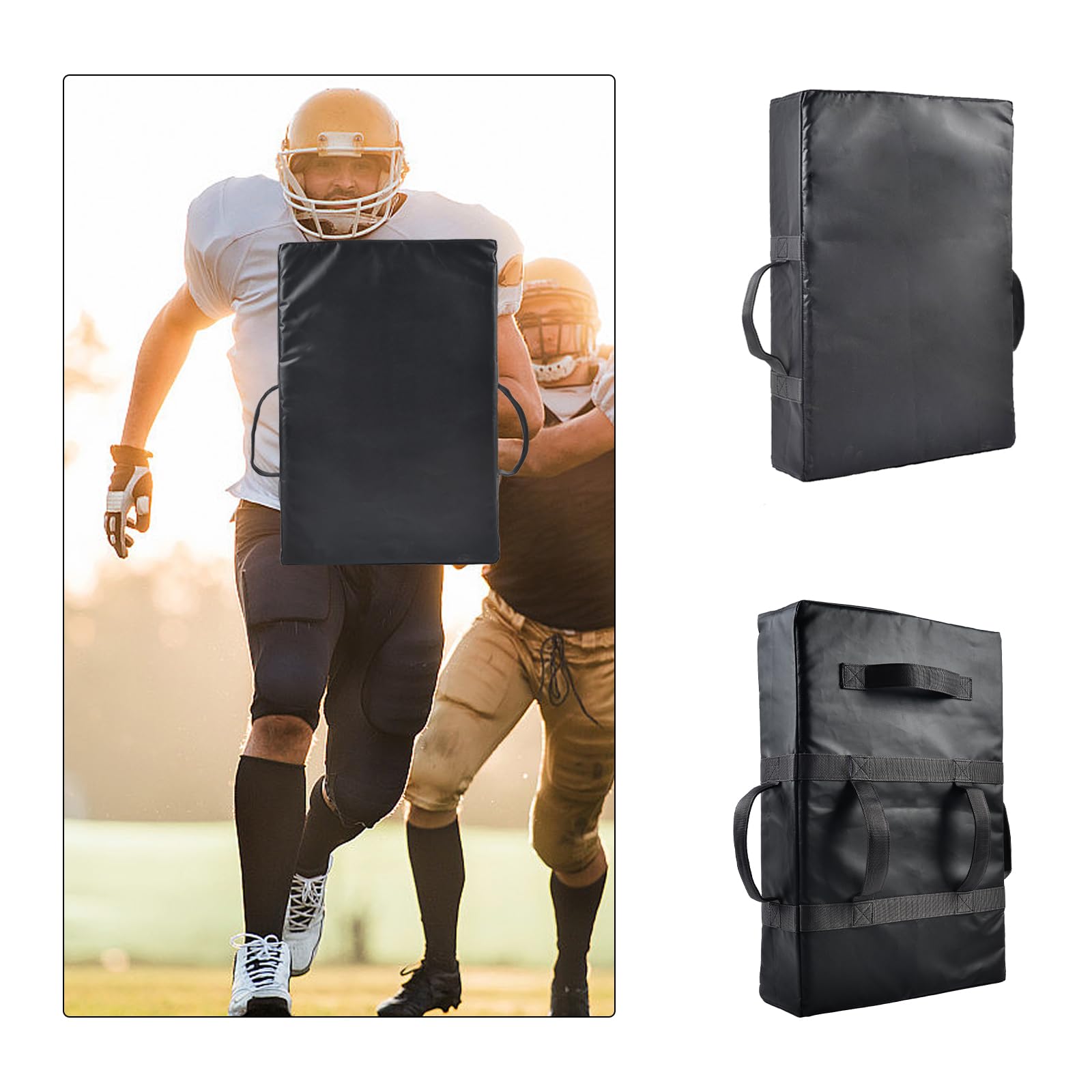 KAIDIDA Blocking Pad for Muay Thai 26x18IN Football Kick Pad Basketball Pads for Training Taekwondo Kick Pad with Five Handles