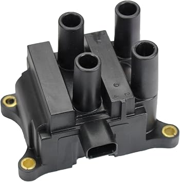 Ignition Coil Pack Set of 1 Compatible With Ford Fiesta Figo 1.5 1.6 L4 Replacement For UF740 CM5G-12029-F