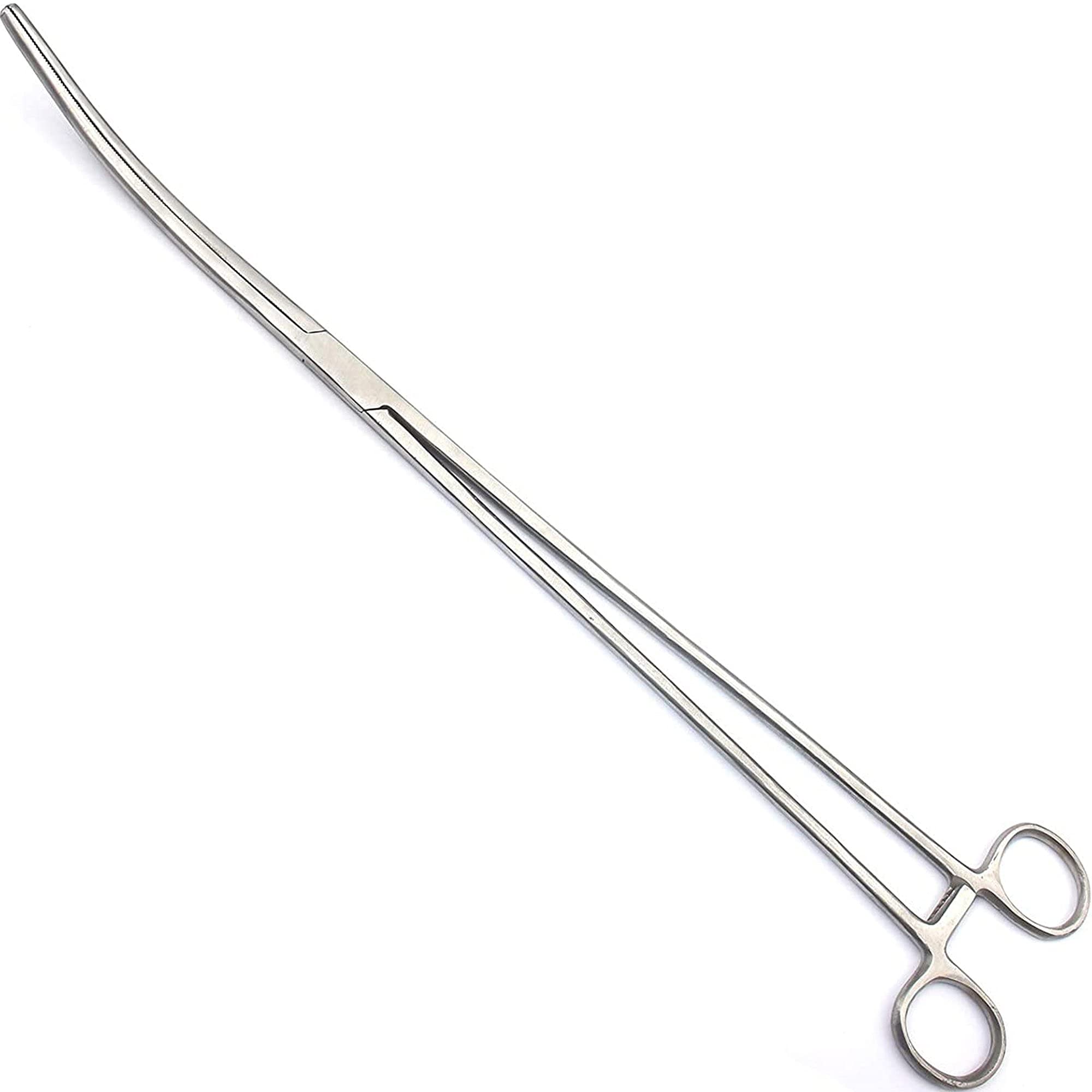Pean Hemostat Straight and Curved Multipurpose Locking Tweezer Clamps Serrated, Stainless Steel - Hemostats for Nurses, Fishing Forceps, Crafts and Hobby