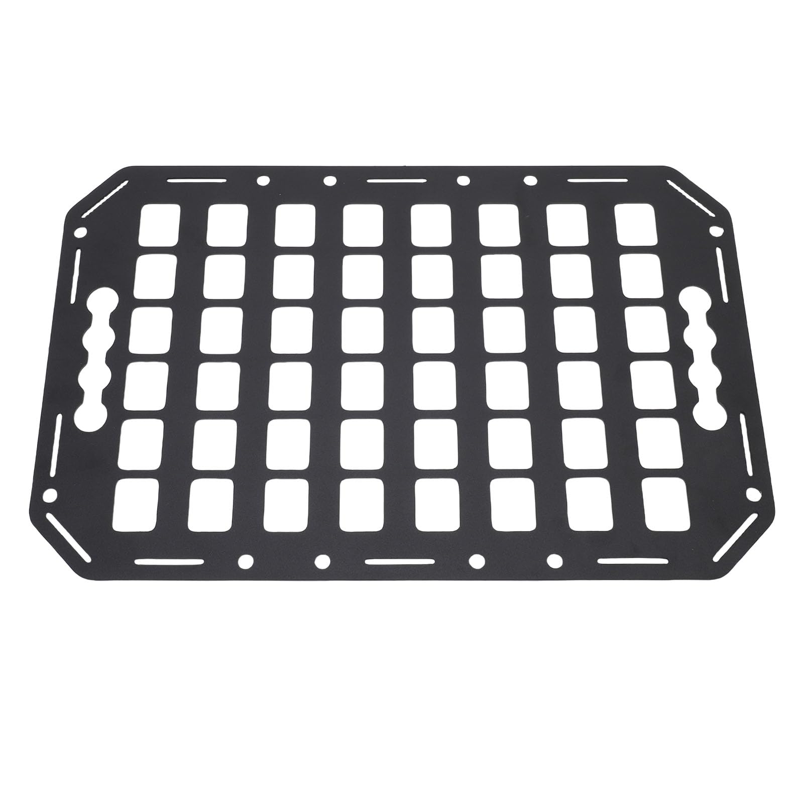 Luqeeg Pannello Molle per Cassone di Camion, Alluminio 432x273x2 Mm Previene la Ruggine Pannello Molle con Binari a l per Cassone Laterale per Stivaggio Modulare Berlina Suv Pick Up