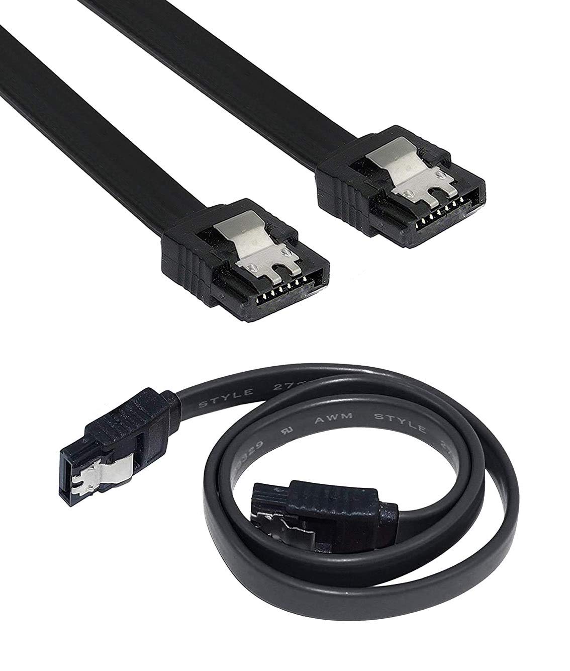 Wizzo SATA III (SATA 3) Data Cable 50cm 1.5GB/s, 3GB/s, 6GB/s for Internal Hard Disk Drive and SSD (with Locking Latch) (Pack of 1) Black (B08KHPJY41) Amazon Price History, Amazon Price Tracker