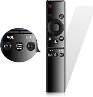 Universal Samsung Smart Tv Remote Control for Samsung LCD LED UHD HDR QLED SUHD Frame Curved HDTV 4K 8K 3D Smart TVs,with Netflix, Prime Video,hulu Buttons
