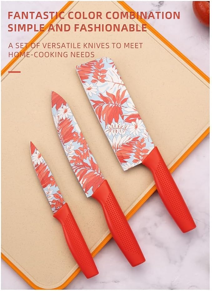 Set Cuchillos Cocina 3 Piezas Acero Inoxidable miniatura 7