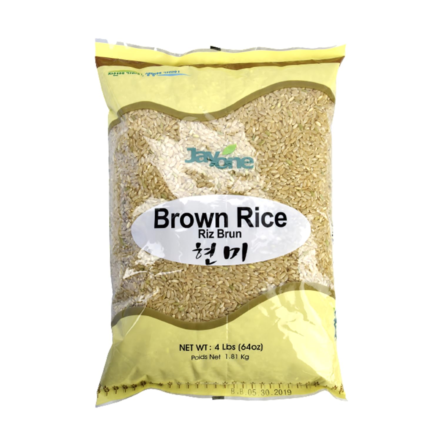 Korean Mixed Grain Rice, Multi-Variety Pack with White, Brown, Black, Sweet, and 5, 15 Mixed Grains (1 pack, Sweet Brown Rice 4lbs)