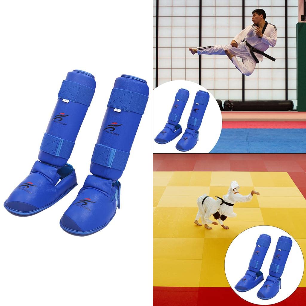 Paratibie E Protezioni per Kickboxing, MMA, Protezioni per Allenamento E Combattimento, Protezioni per Gambe E Piedi per Arti Marziali, Spar, E At