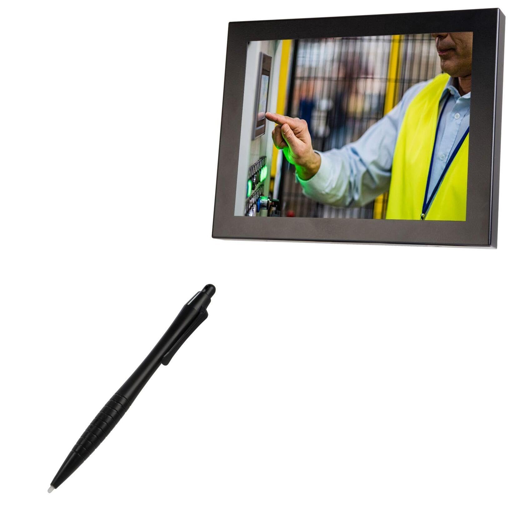 BoxWave Stylus Pen Compatible with TRU-Vu SRMHTR-10.4V - DirectTip Resistive Stylus, DirectTip Resistive Stylus - Jet Black