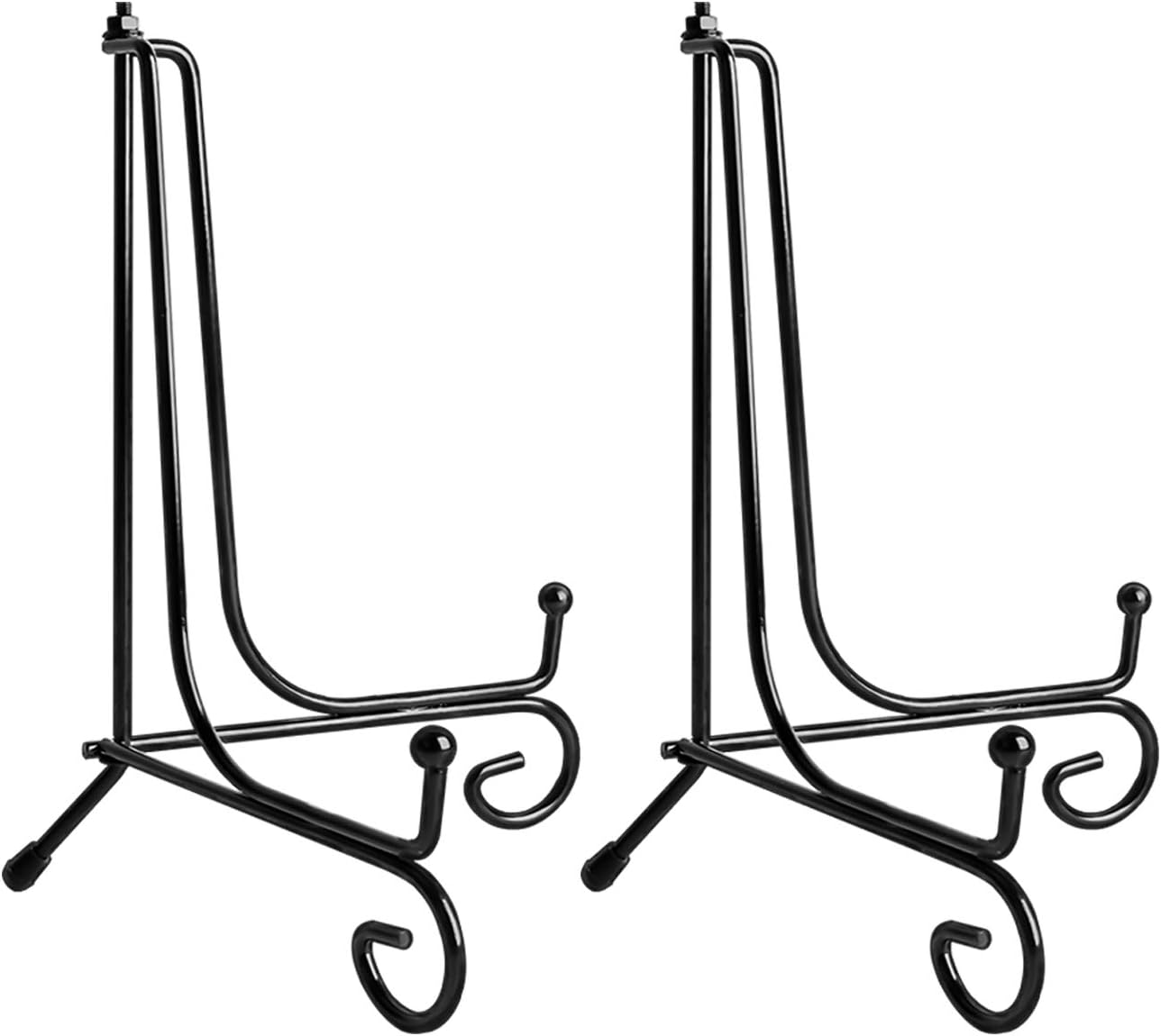 Teamkio Improved Anti-Slip Plate Holder Display Stand, Picture Frame Holder Stand, Easel Display Stand, Book Display Stand (10inch)