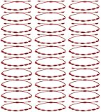 WAINIS 30pcs String Bracelets Lucky Friendship Cord Bracelet Adjustable Handmade Red 7 Knots Rope Bracelet Kabbalah Amulet for Protection Good Luck