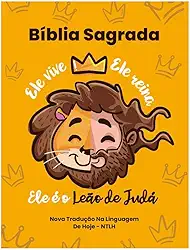 Bíblia Sagrada Infantil NTLH Capa Dura Leão de Judá