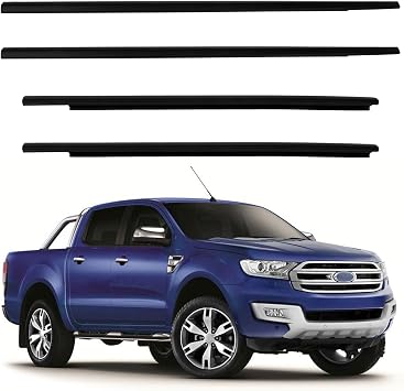 Weather Stripping Window Trims Fit for 2011-2021 For Ford For Ranger