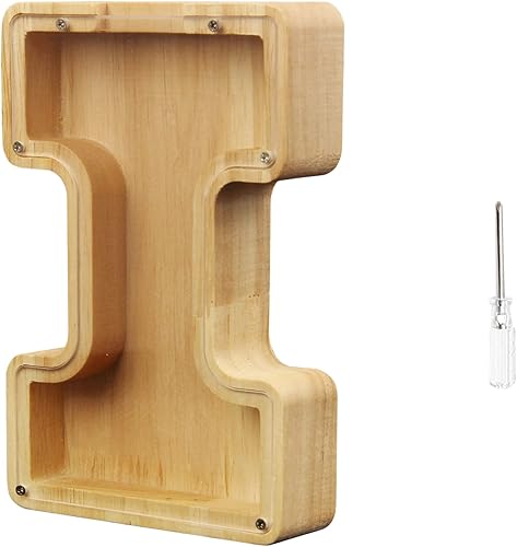 Miniatura 19 de TAONE Hucha personalizada para niños con grabado láser, alcancía de madera personalizada