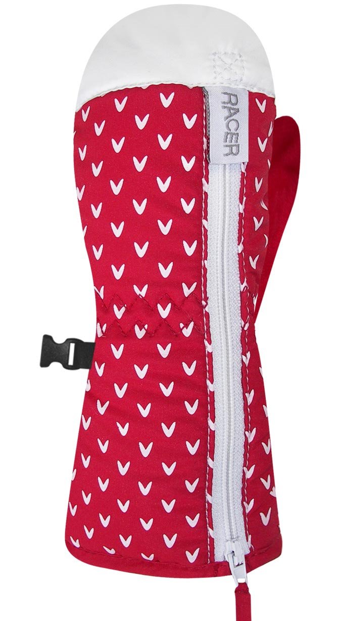 RACER - Babygirl - Girls' Mittens, Girls', red, FR : 12 mois (Taille Fabricant : 12 mois)
