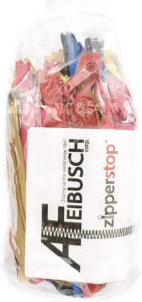 Handbag Nylon Coil YKK Zippers for Sewing Crafts & Tailors in Bulk 20 Colors (22" (60 Pieces))