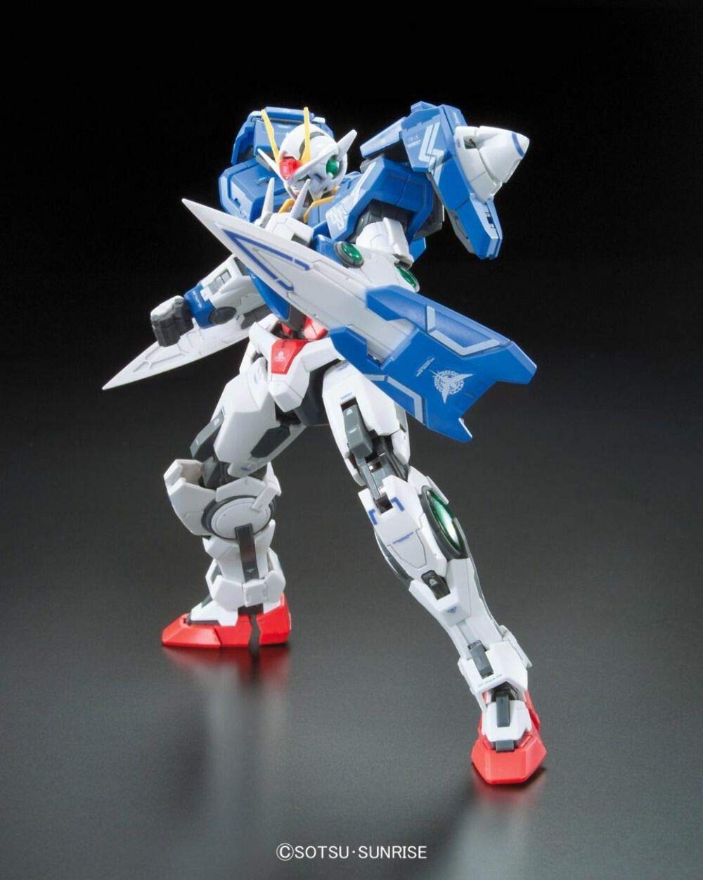 GUNDAM - Model Kit - Real Grade - GN-0000+GNR-010 OO Raiser - 13 CM : Figurine