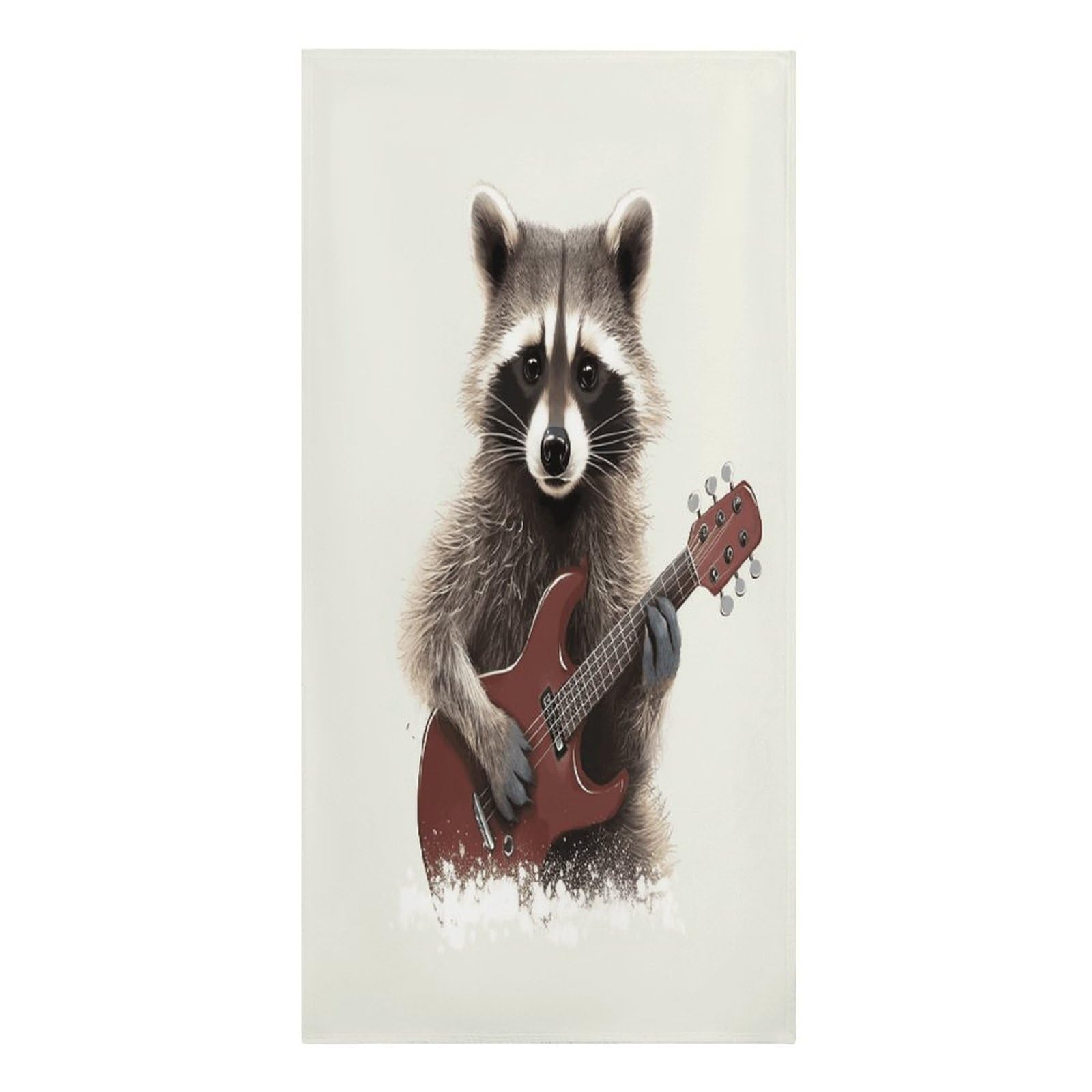 VstaDank Funny Raccoon Beach Towels 30"x61" Microfiber Super Absorbent Large Bath Towels Cozy Soft Swim Travel Towel Quick Dry Thin Pool Towel Beach Accessories for Outdoor Adult