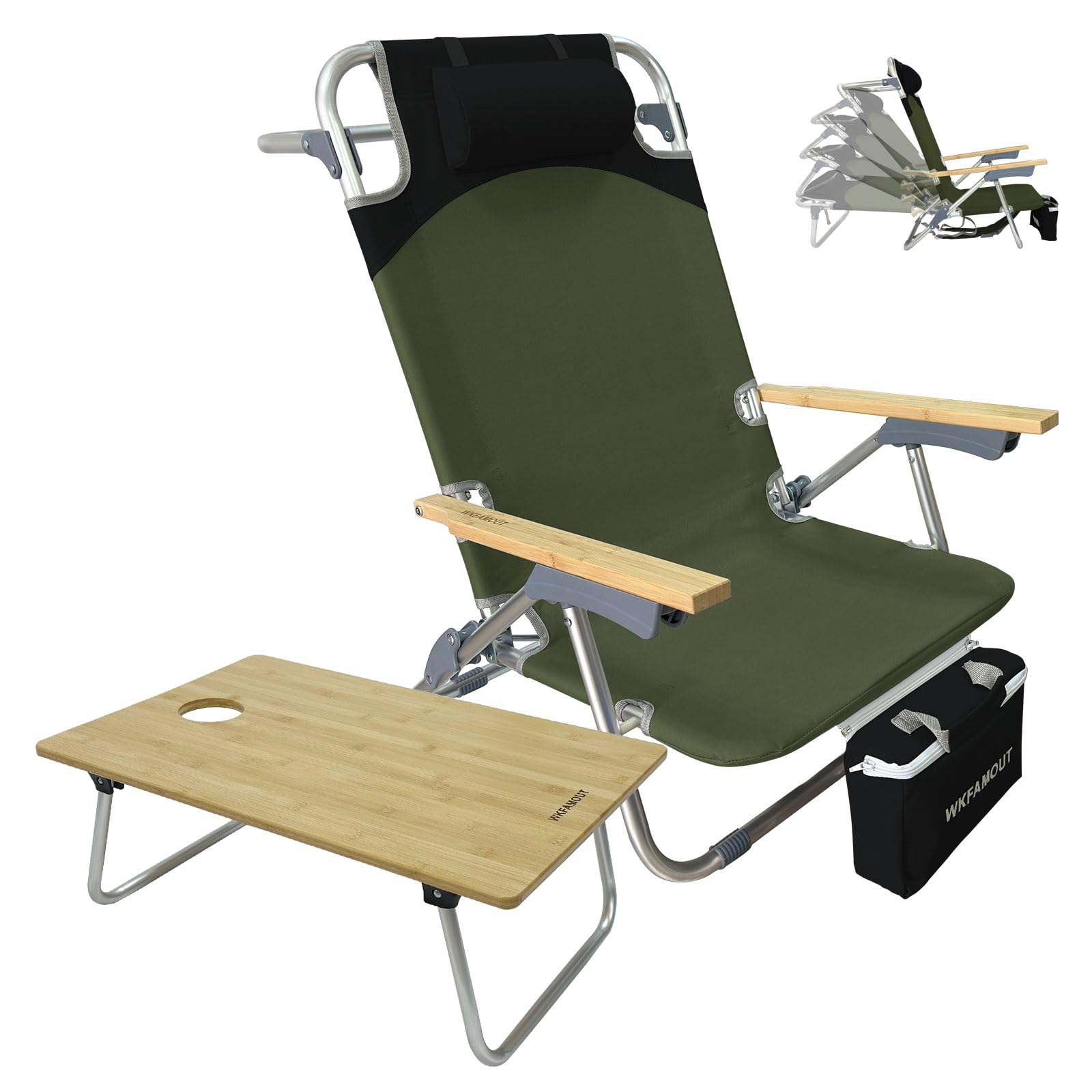 Chaise De Camping Pliante Portable,Chaise Pliante Chaise Pliante Robuste | Chaise Pliable De 45