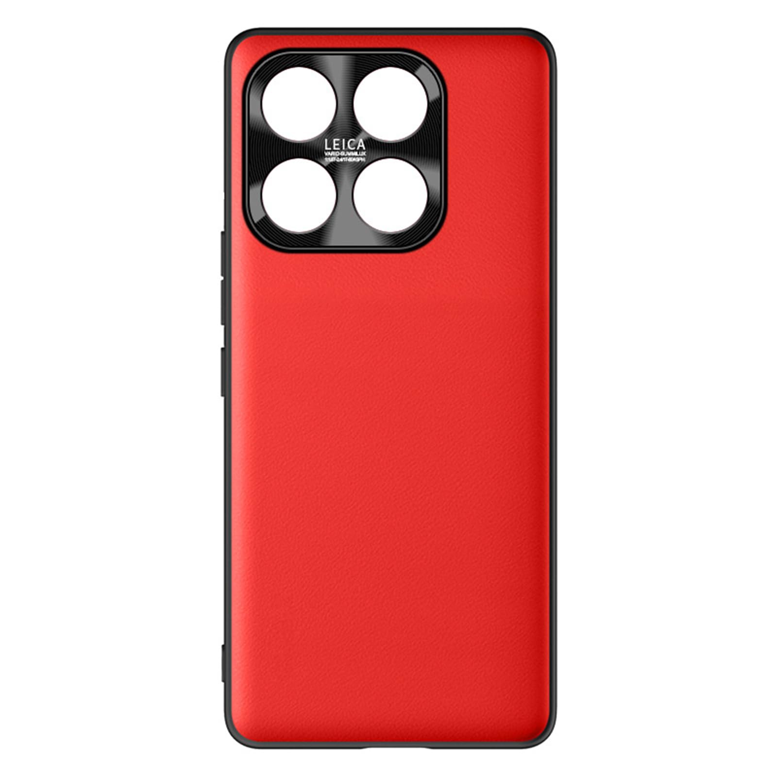 FDUJINH Cover for Xiaomi 17 Max, Liquid Leather Case Soft Touch with Camera Protection Shockproof Slim Shell,Red,17Max