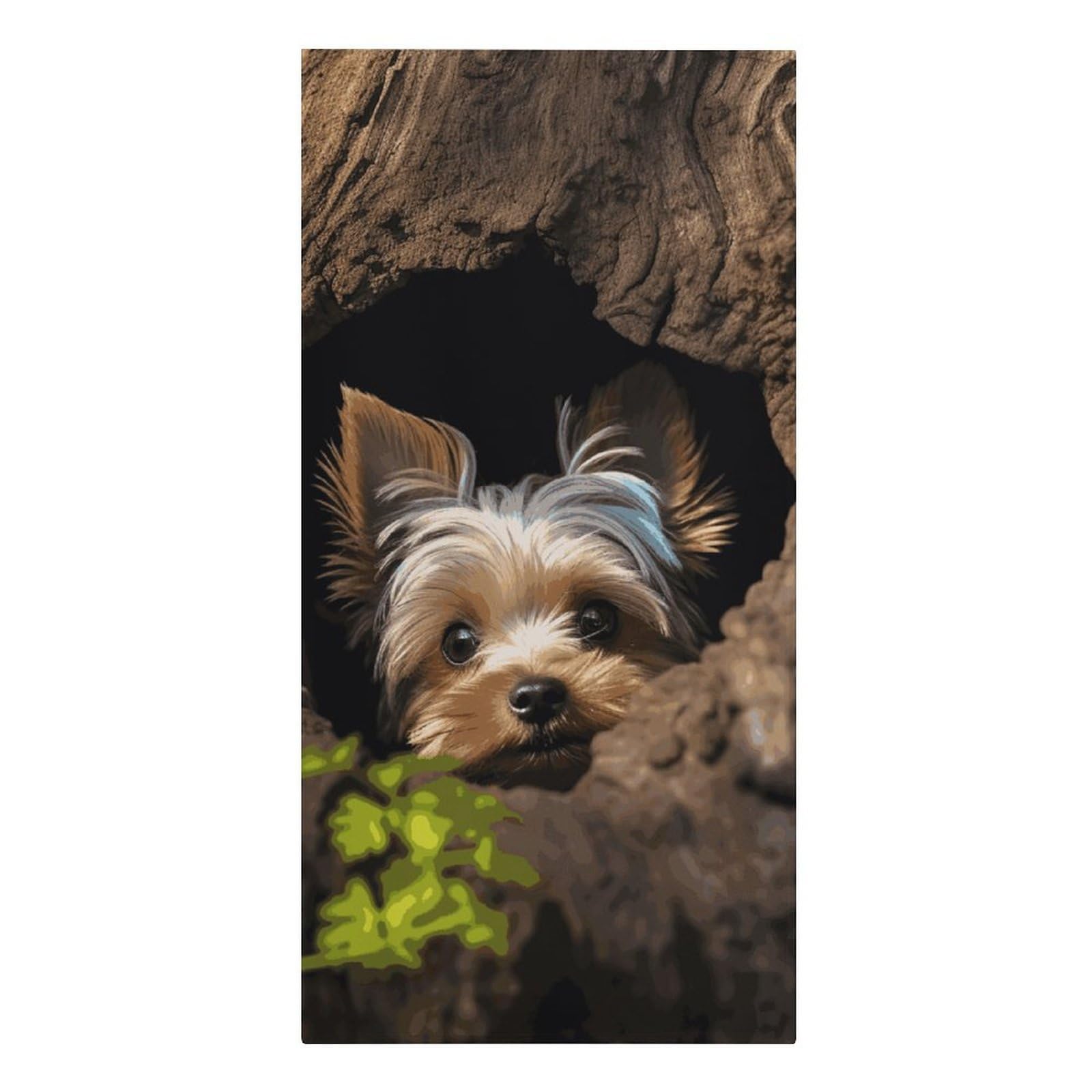 Fodpand Girls Style Lightweight Microfiber Large Overszed A Little Yorkshire Terrier Beach Towel 30.3X61.4 In Sand Blanket Travel, Swim, Bathroom, Women Adults Gift Soft Big Pool Swim Towels