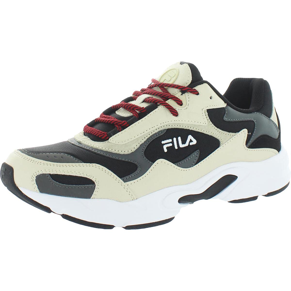 Fila Men's Luminance 1RM00585 003 Size : 7 Cream/Black