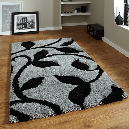 Buy Carpet Hub Innovative Leave Design 4D Shaggy Rug/Carpet for Living Room,Bedroom & Hall Mat