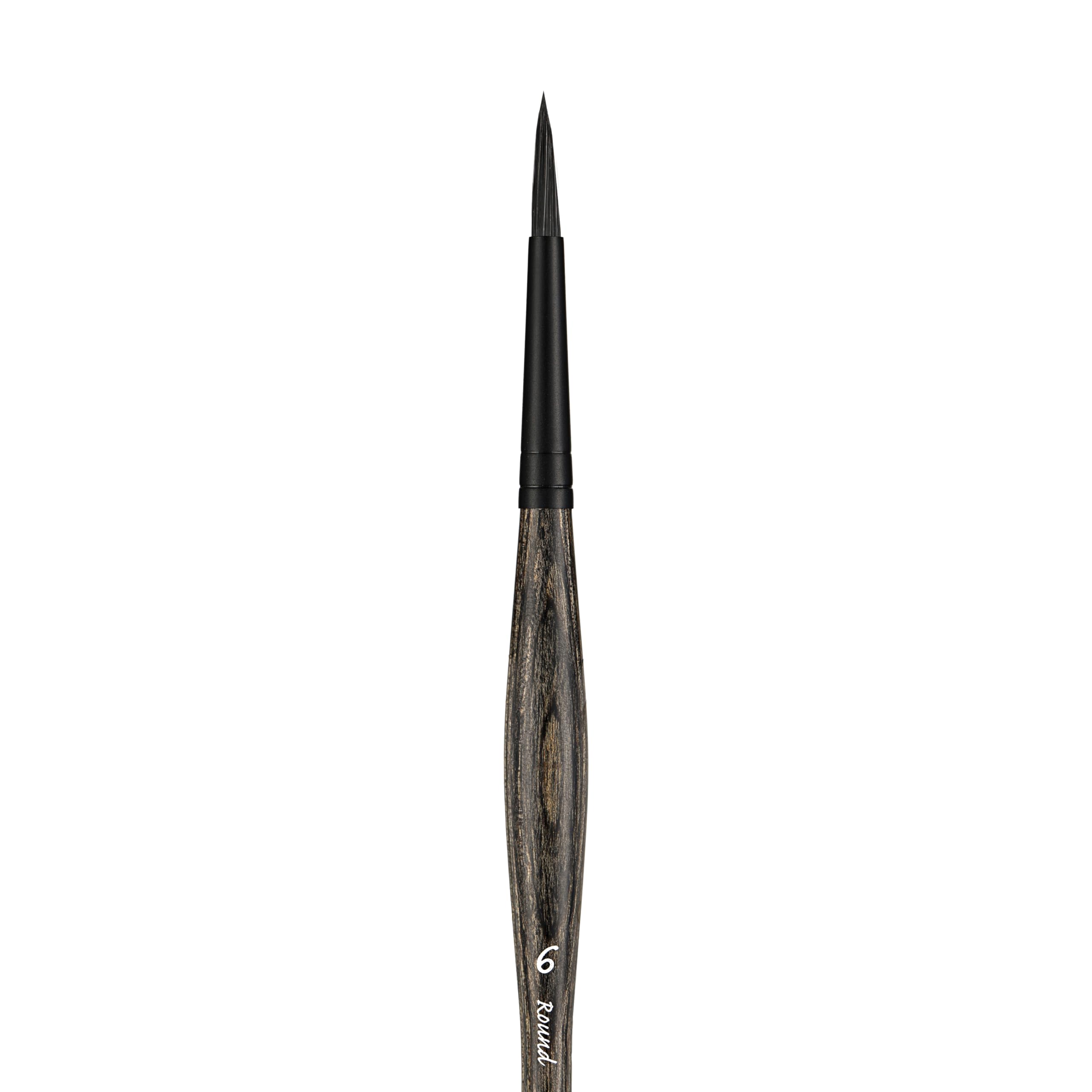 Pan Art Synthetic Fibre Round No. 06, Detail & Wash Brush for Oil Paints - Image 2