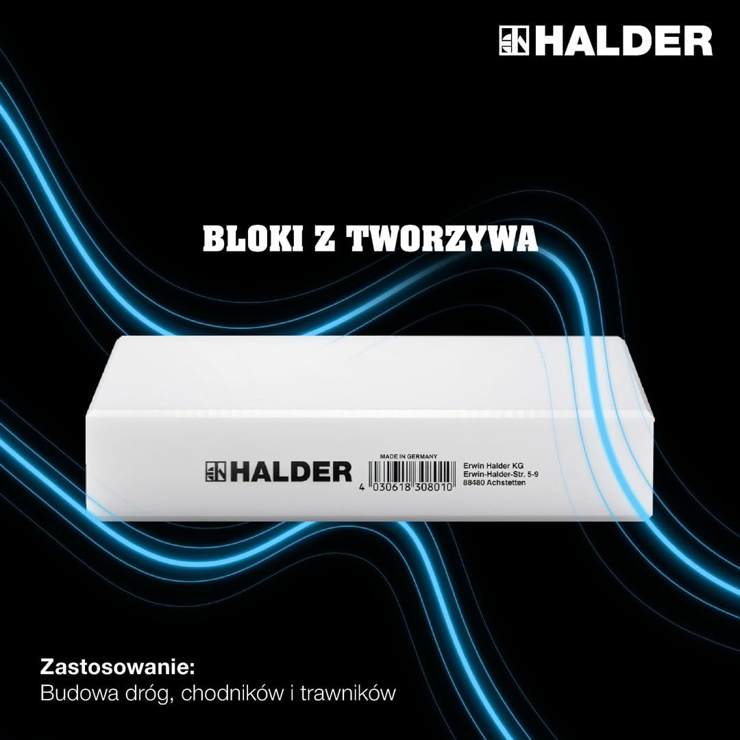 HALDER 3688.001 drewniana klamka 200 x 140 x 40 mm