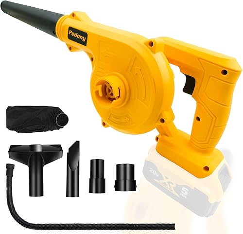 Soplador de hojas inalámbrico para batería Makita de 18 V, soplador de aire eléctrico para lugar de trabajo de 130 MPH, soplador eléctrico de mango