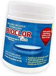 Bioclor 30 Pastilhas Para Manter a Agua da Piscina Limpa