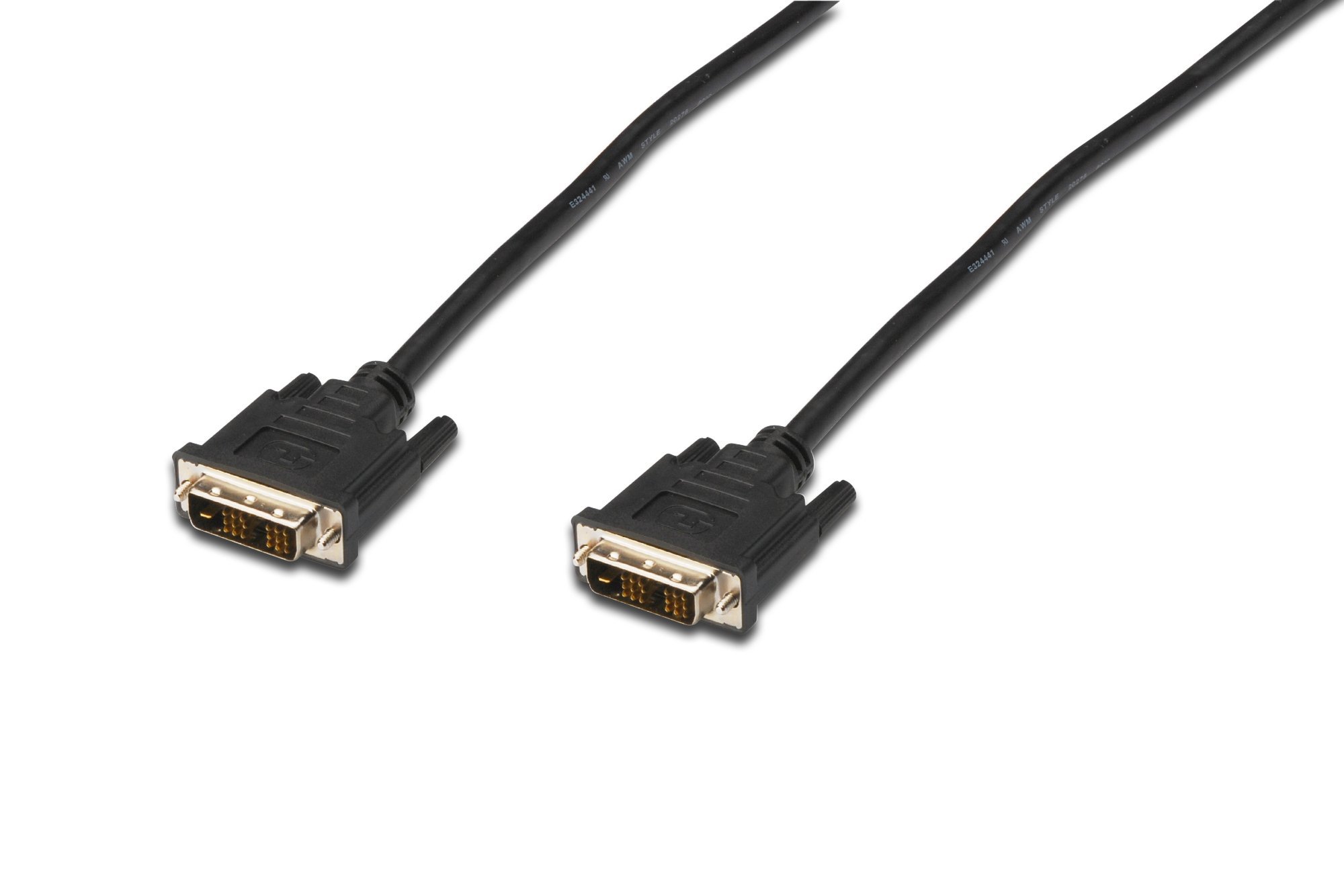 DIGITUS Kabel DVI - DVI-D (18+1) - Full-HD - 2 m - Single Link, 60 Hz - kompatybilny z monitorem, telewizorem, PC