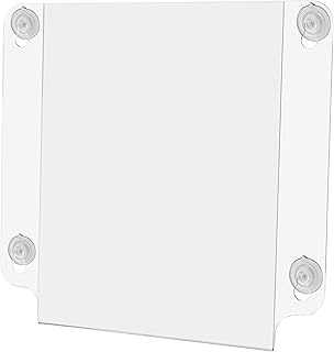 Suction Cup Sign Holder for 8.5 x 11 Inch Campus Maps and Announcements in Schools Colleges and Universities Clear Acrylic Double Sided Window Mount Sign Frame by Marketing Holders