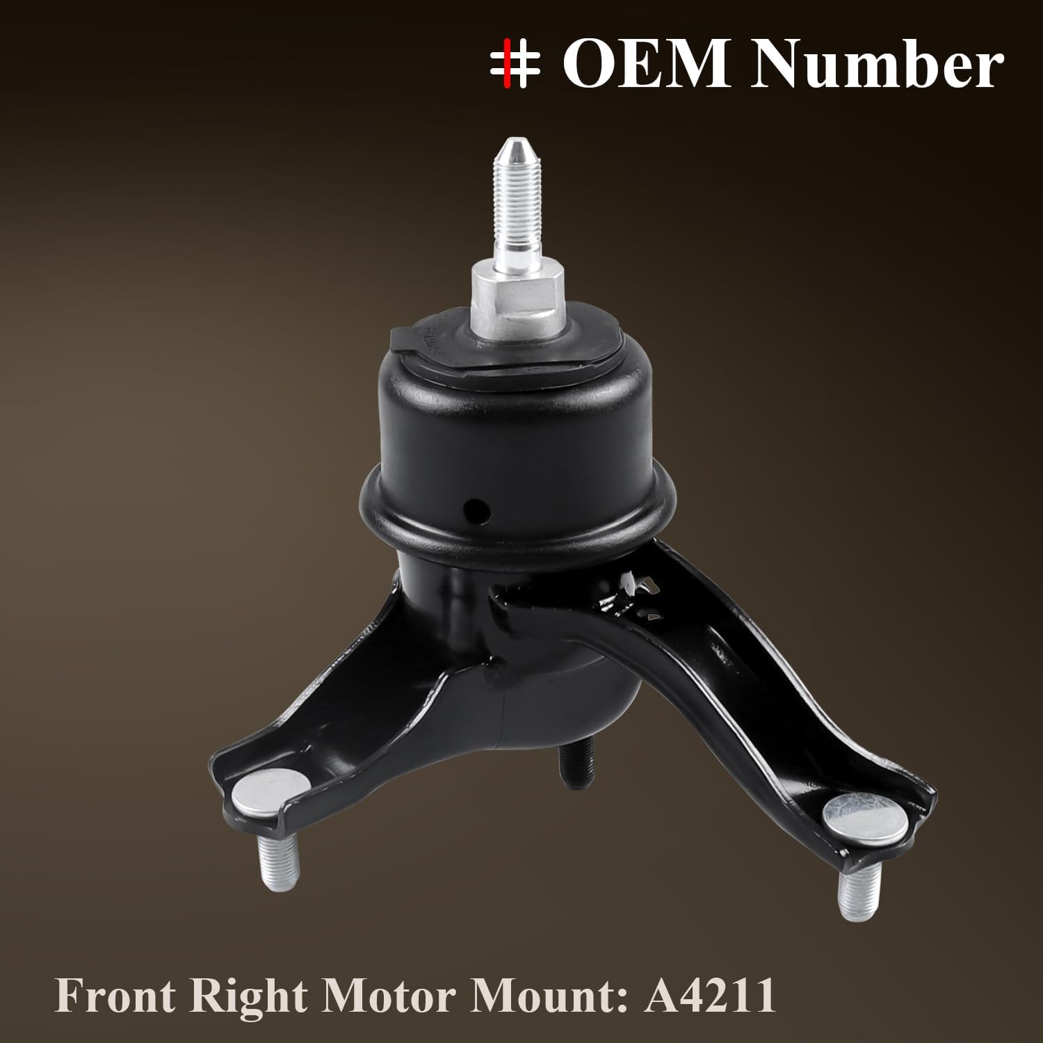 Engine Motor Mount & Trans Mount Replacement for Toyota 2002 2003 2004 2005 2006 Camry 2.4L, Engine Mount Set of 4 Replaces OE# A4203 A4211 A4204 A4207 9211 9212 9148 9165