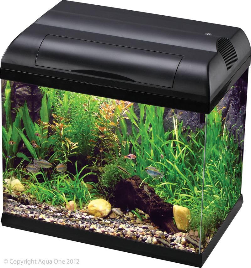 Aqua One EcoStyle 42 / 28L Rectangular Aquarium 42x26x38cm Black โ image 1