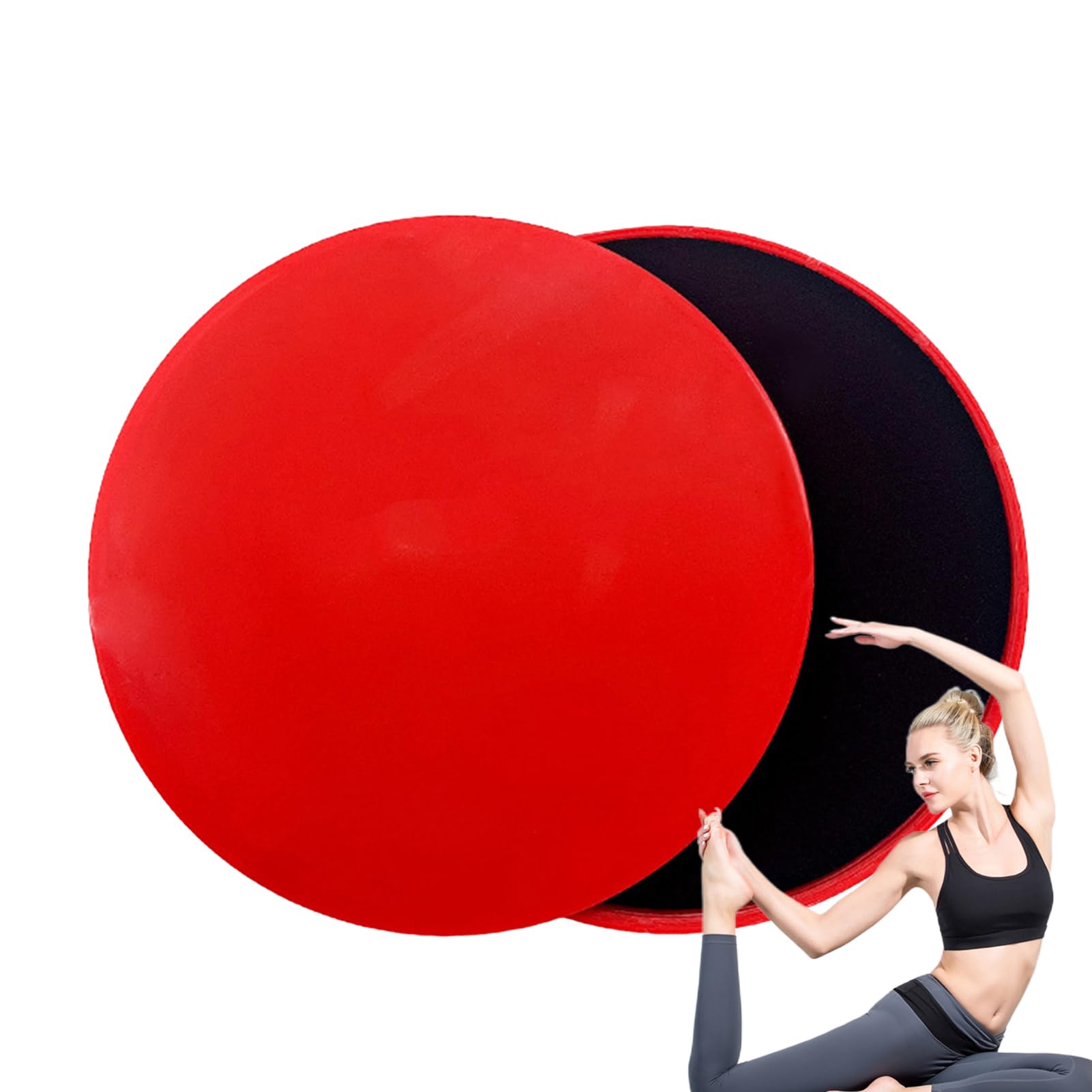 4 pezzi Core Slider – Yoga Pilates dischi scorrevoli su entrambi i lati, esercizio fisico, fitness, sport, body training, Core Slider, Discs Slider per allenamento, yoga, 20 cm